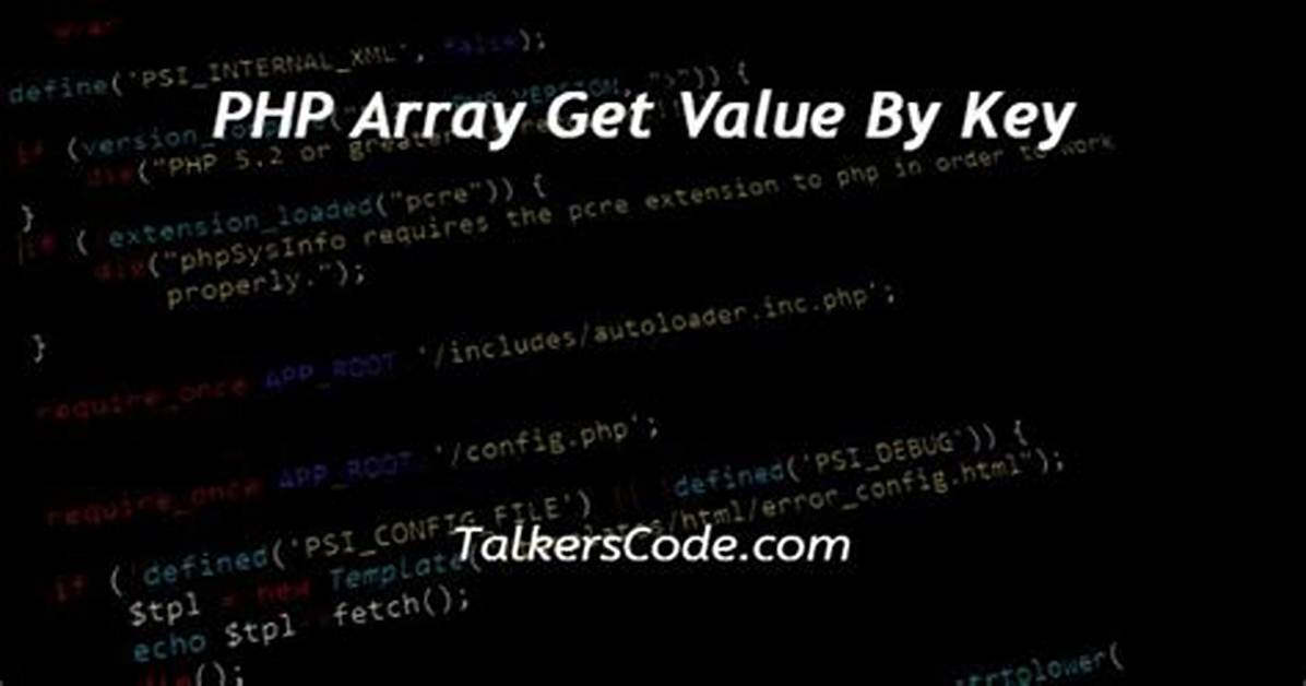Php: Get Key from Array?