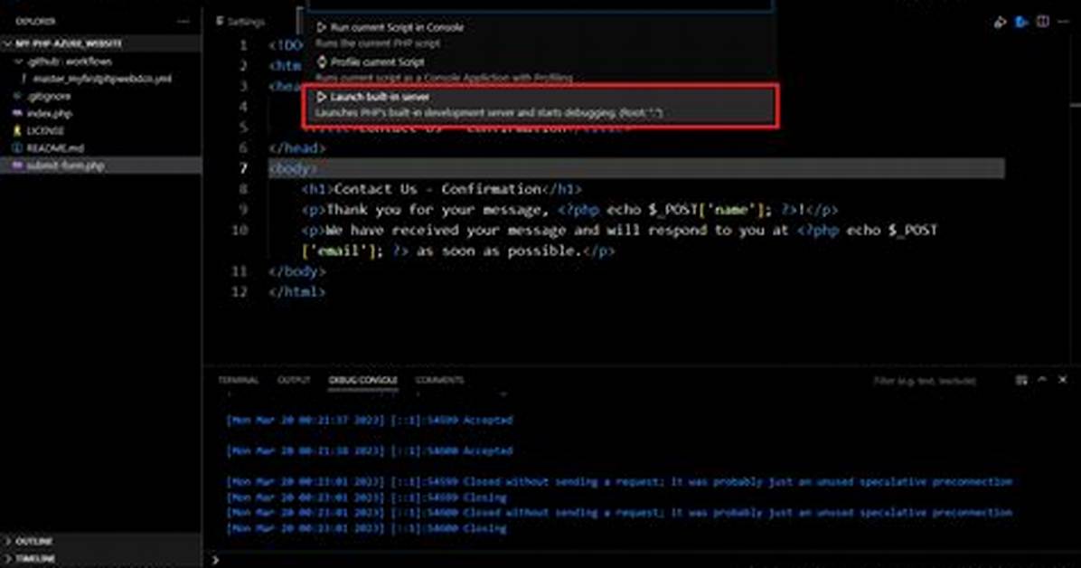 Php Server on Local Machine?