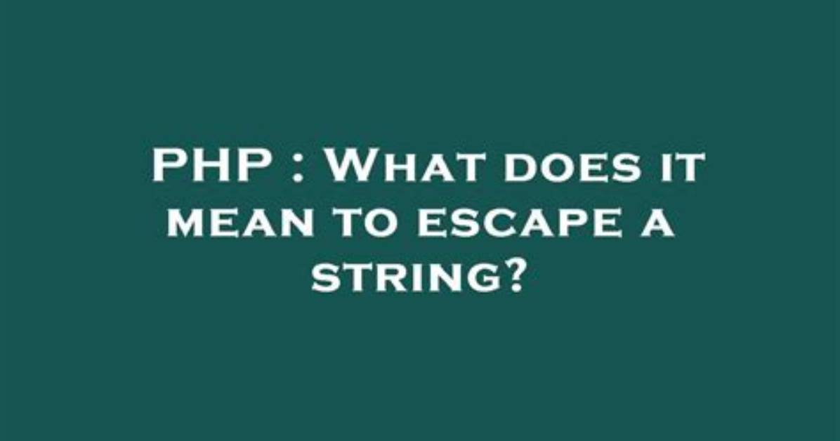 Php &$String - What Does This Mean? [Duplicate]