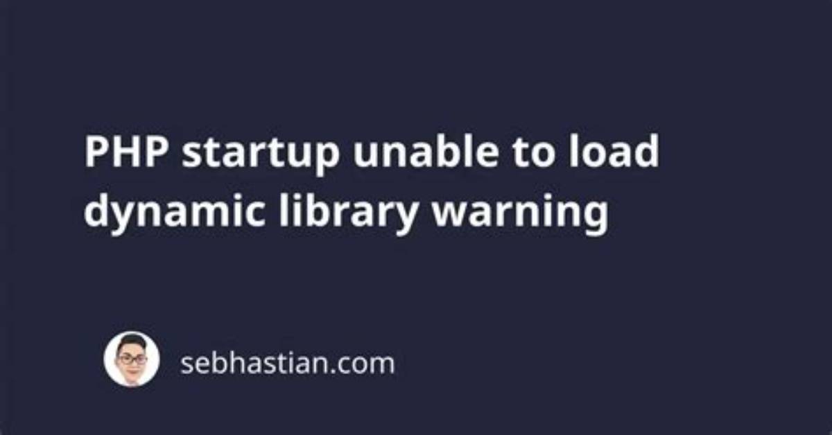 Php Warning: Php Startup: Unable to Load Dynamic Library Php_Curl. Dll Impossibile Find