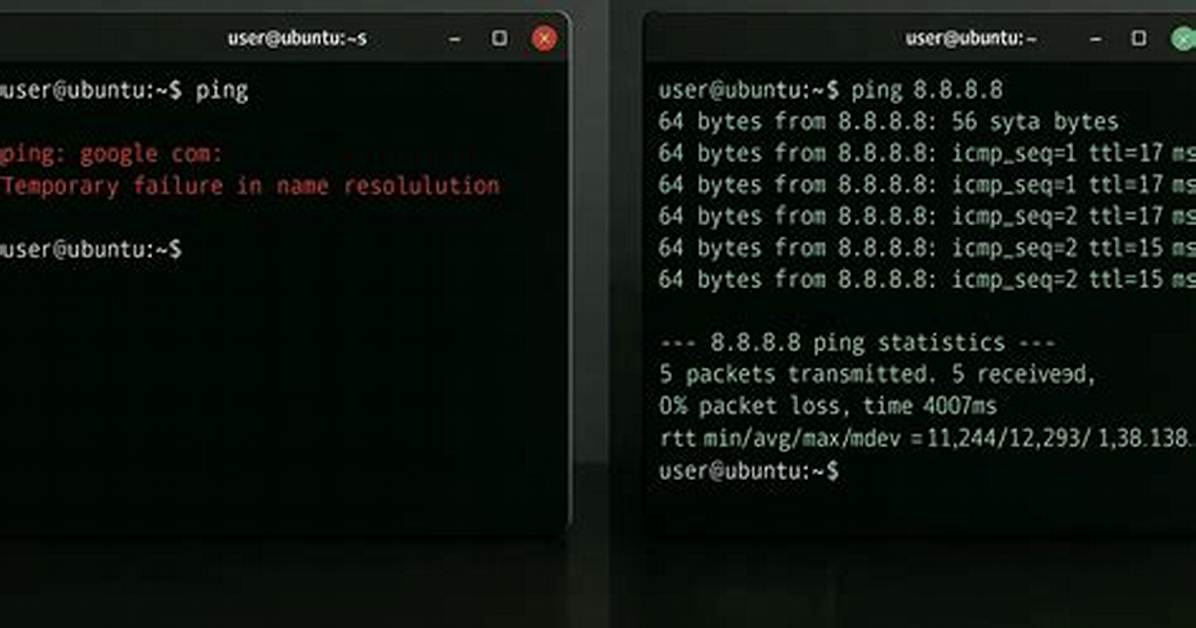 Ping: Google. Com: Temporary Failure in Name Resolution [Closed]