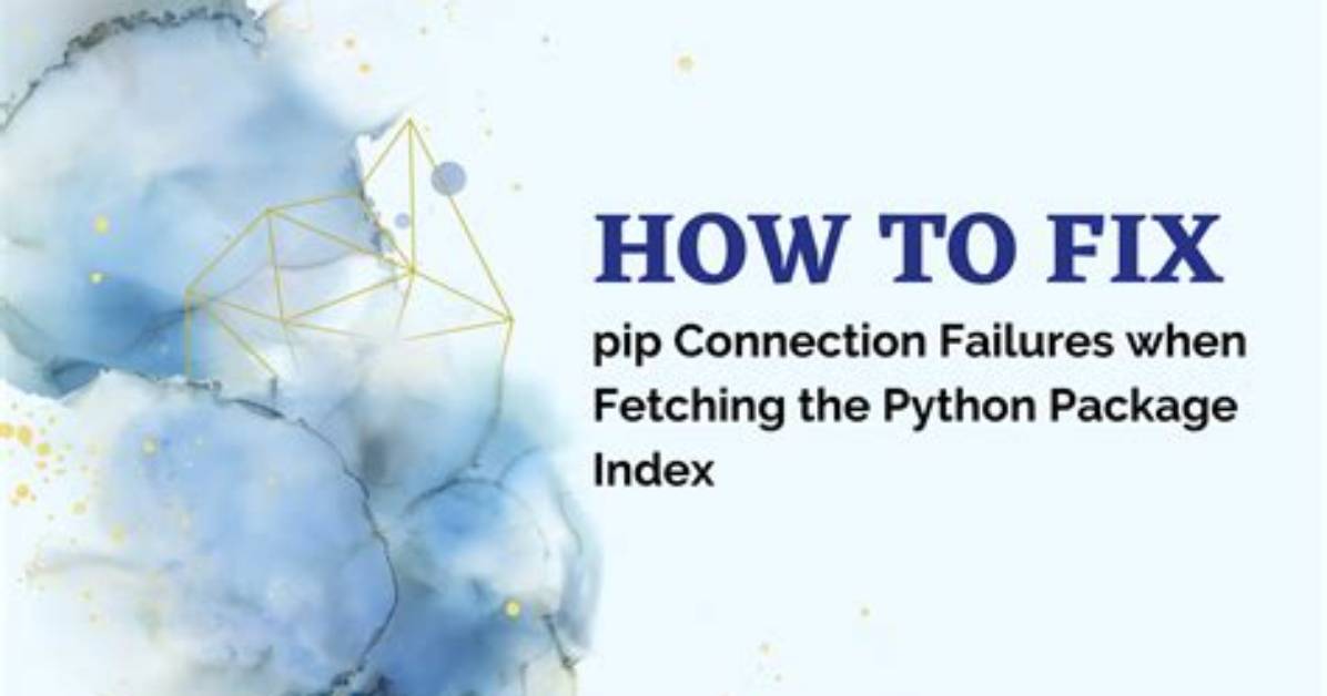 Pip Connection Failure: Cannot Fetch Index Base Url Http: //Pypi. Python. Org/Simple/