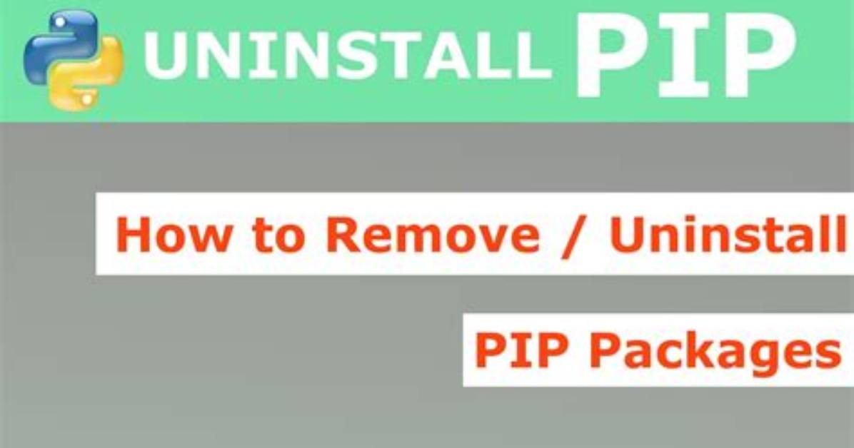 Pip Uninstall All Packages