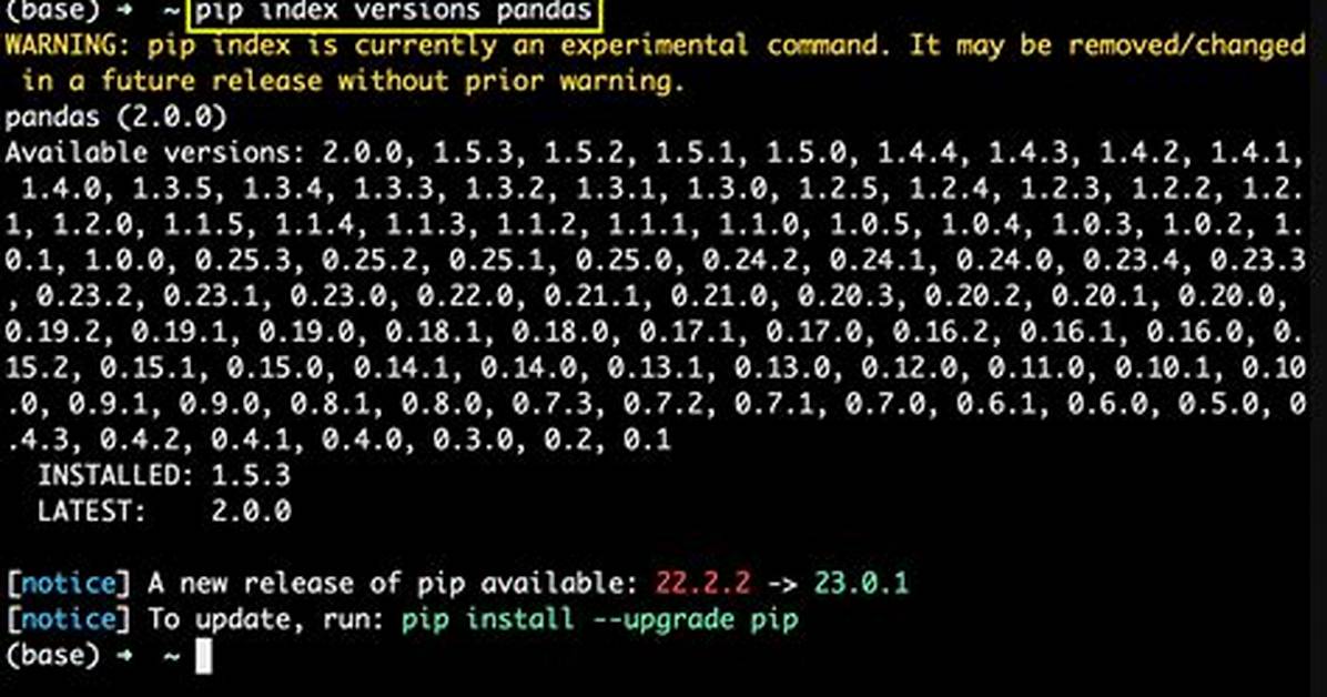 Pip Uses Incorrect Cached Package Version, Instead of the User-Specified Version