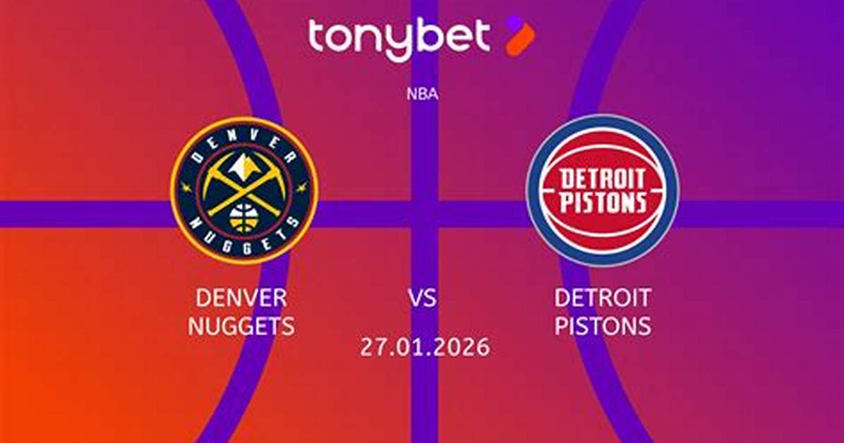 Pistons Vs. Nuggets Prediction, Odds, Pick, How to Watch - 1/7/2024