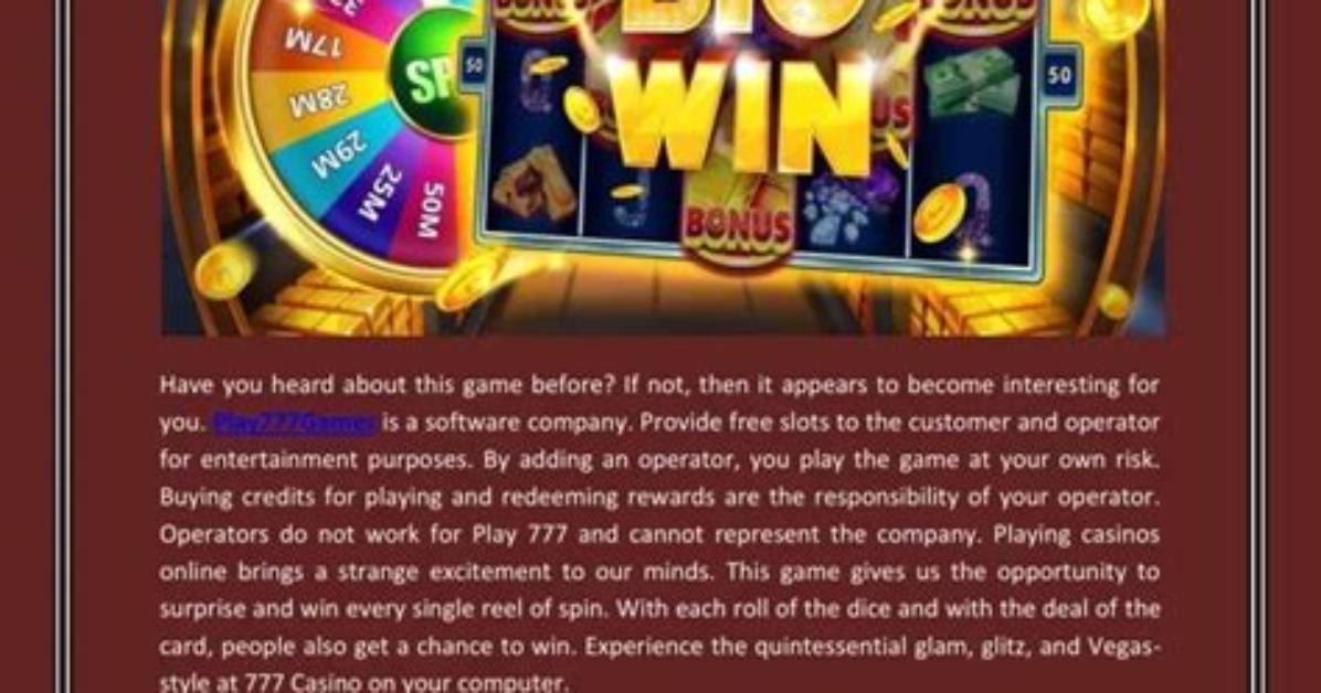 Play777Games. Com Login Safely, Analysis & Comments