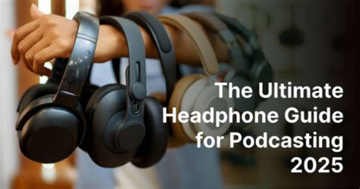 Podcasting Headphones: the Ultimate Guide for Clear and Consistent Audio