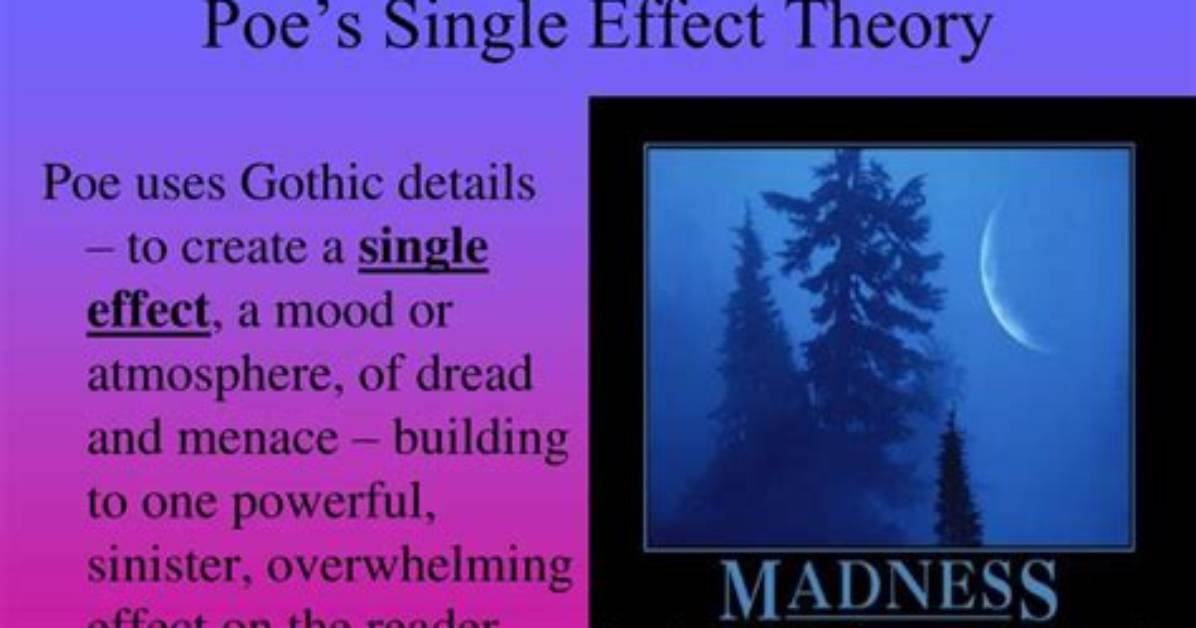 Poe’s Single Effect