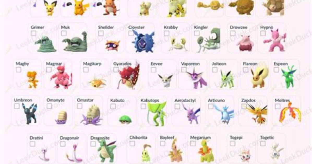 Pokemon Go New Shiny Pokemon Coming Today
