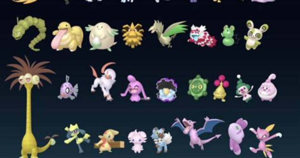 Pokemon Go Permaboosted Shiny Pokemon October 2022