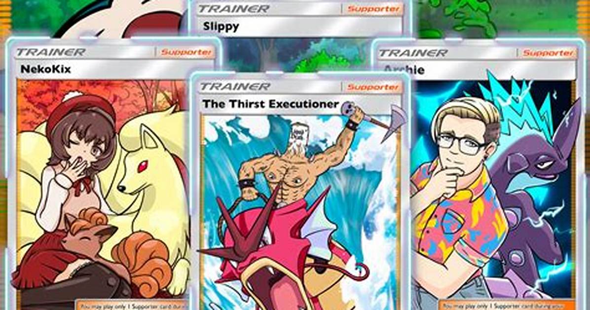Pokemon Pet and Trainer Customized Cards Is a Real Thing Now