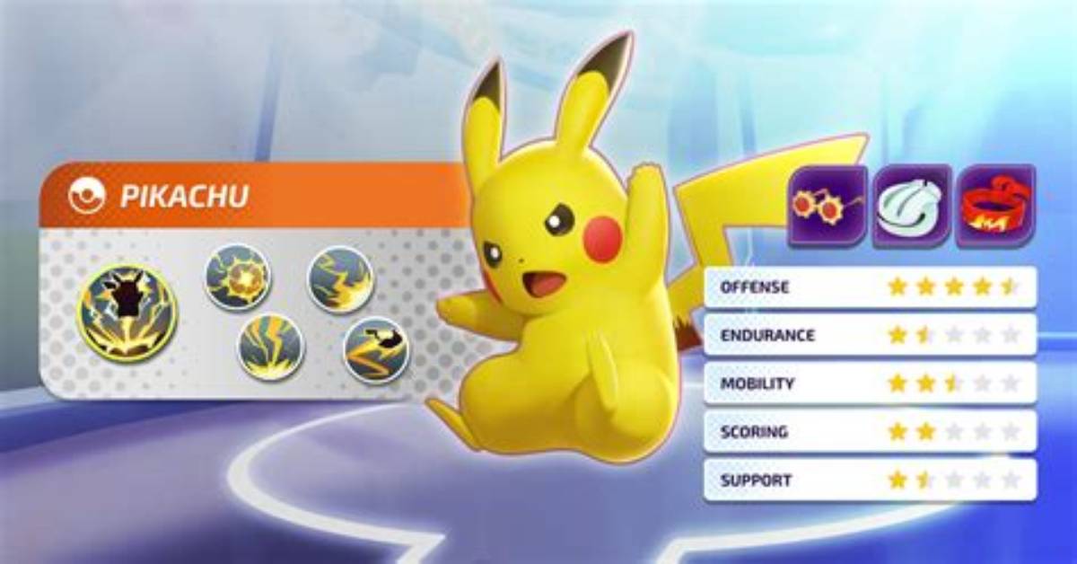 Pokemon Unite Best Pikachu Build