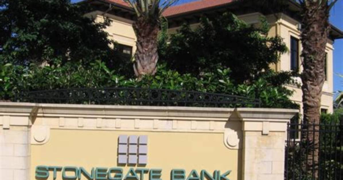 Pompano Beach-Based Stonegate Bank to Be Acquired by Arkansas Bank