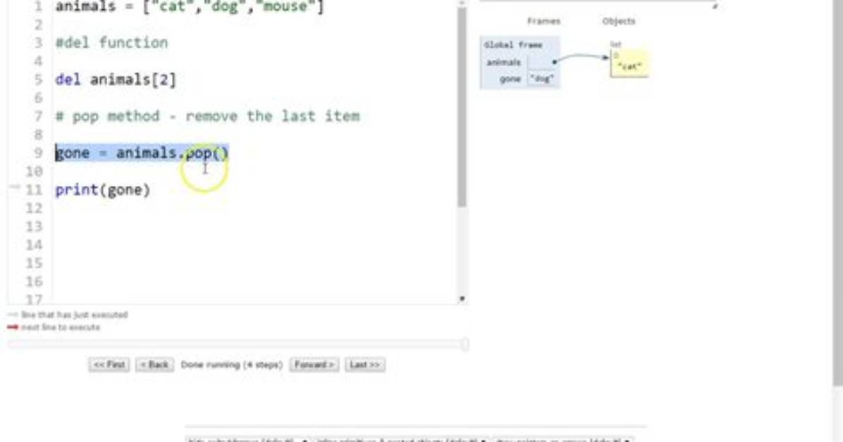 Pop/Remove Items out of a Python Tuple