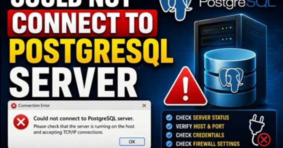 Postgres Could Not Connect to Server