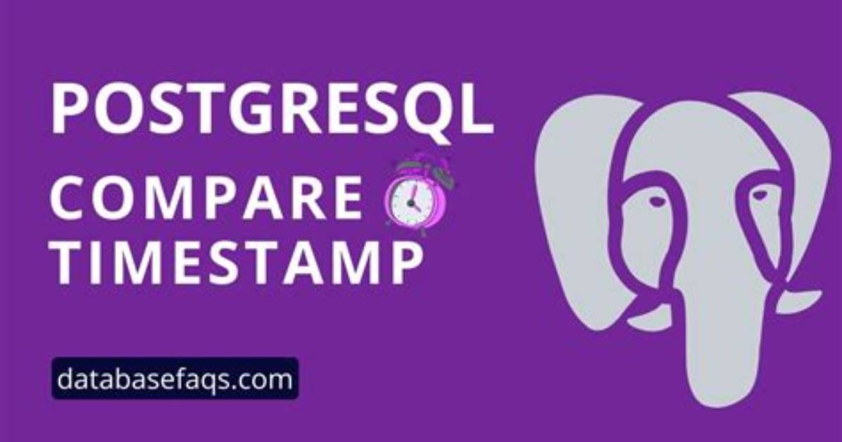 Postgres Where Clause Compare Timestamp