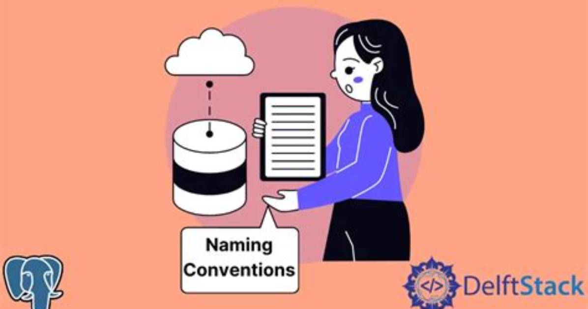 Postgresql Naming Conventions