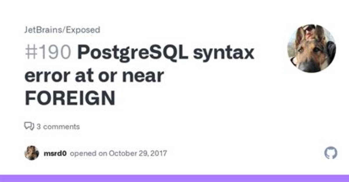 Postgresql: Syntax Error at or Near "-"
