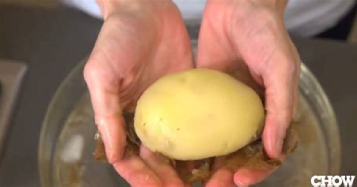 Potato Peeling Trick - Easy Potato Idea