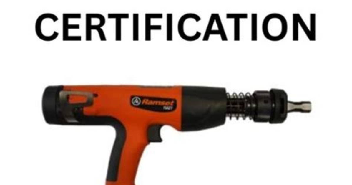 Powder Actuated Tool License