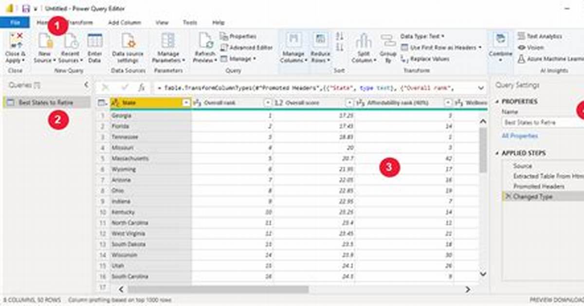 Power Bi Query Editor - Inserting Rows to the Bottom of a Table