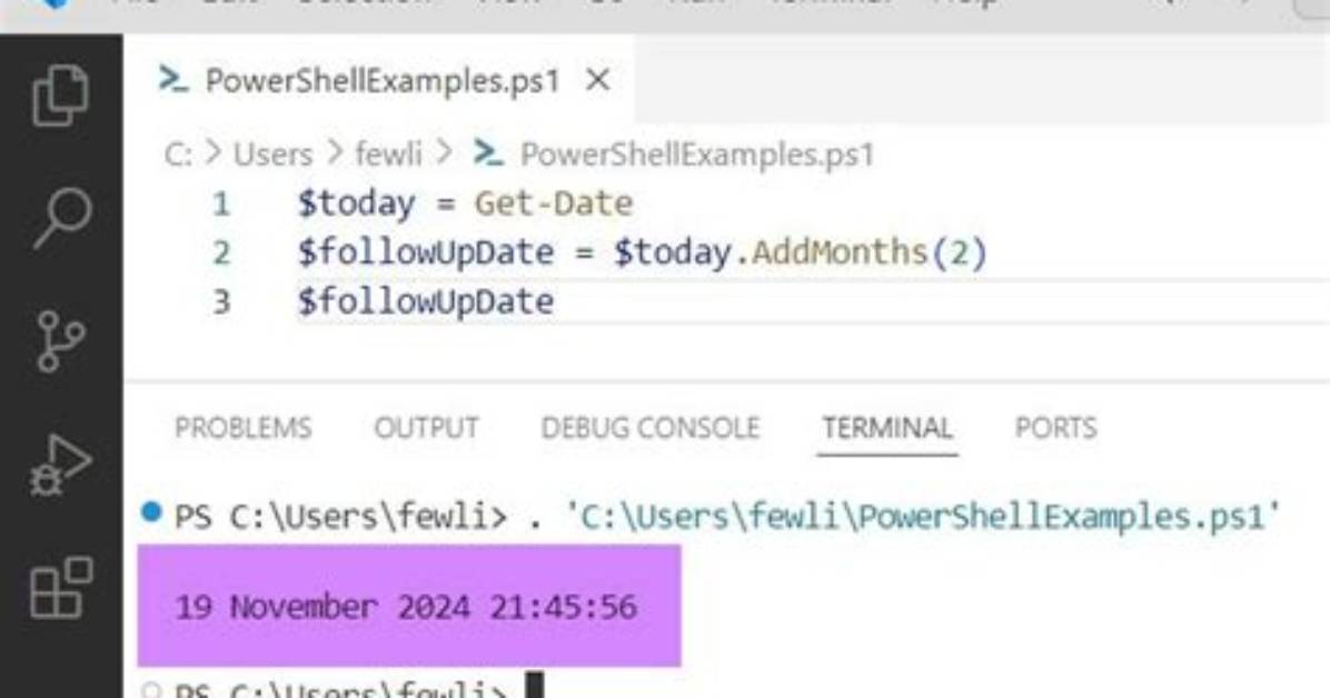 Powershell Get Date Add Weeks and Show the Remaining Time Left?