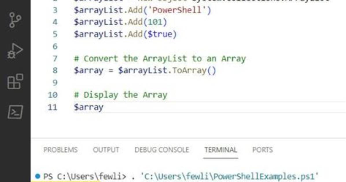 Powershell: How Do I Convert an Array Object to a String in Powershell?