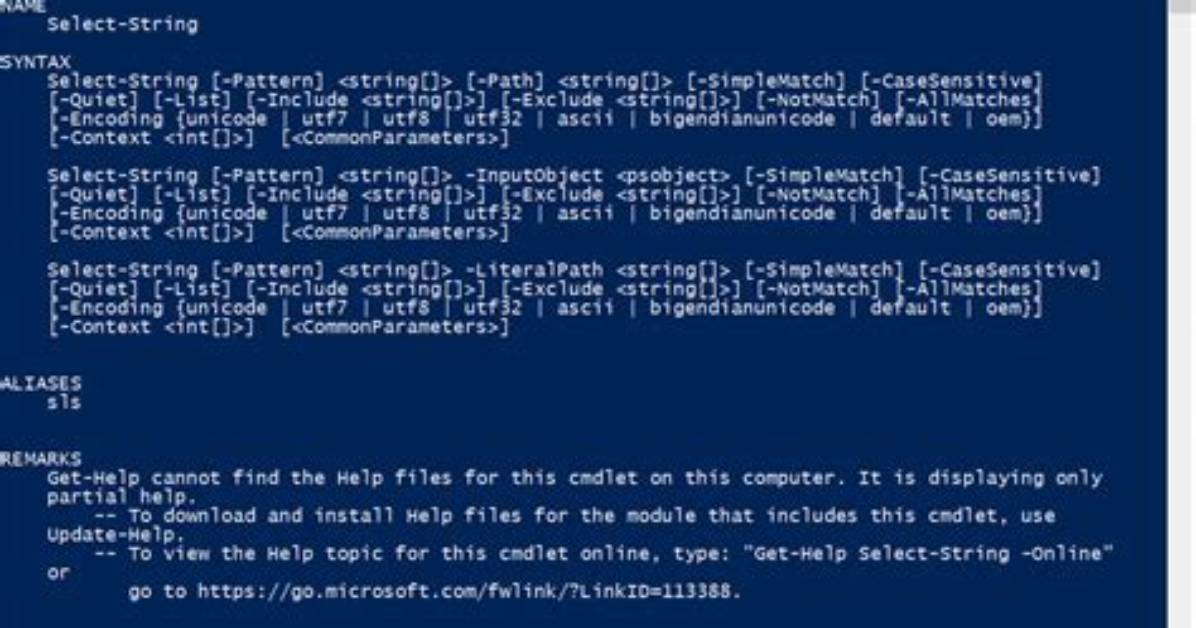 Powershell Search-String Inside a Variable (Not Text File)