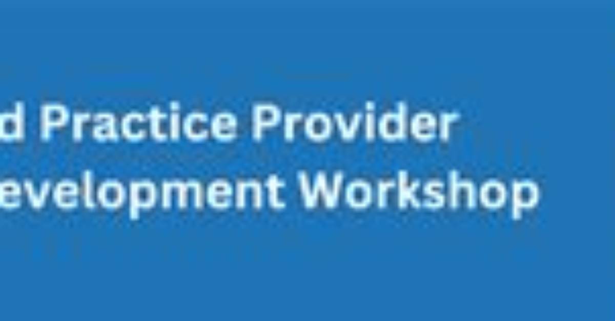 Preceptor Development Workshop Series