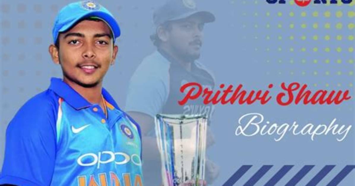 Prithvi Shaw Net Worth