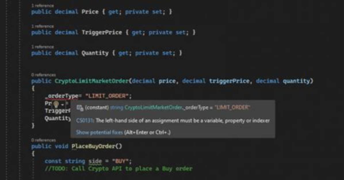 Private Const vs Public Readonly