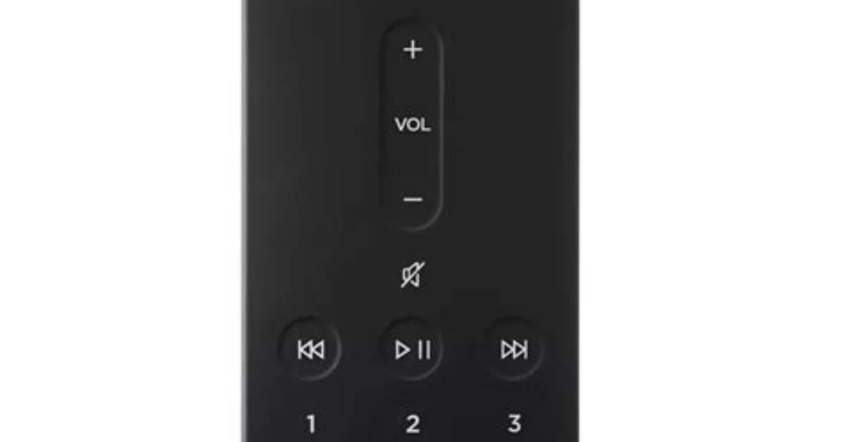 Program Bose Soundbar Remote