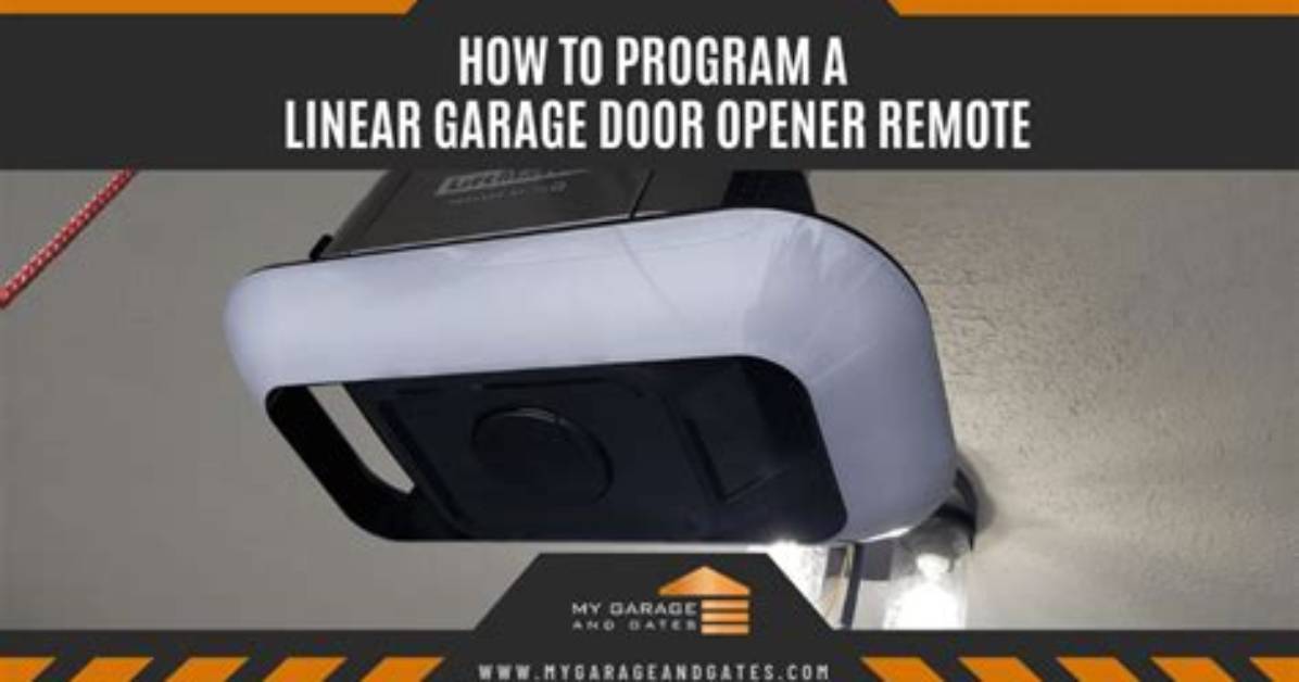 Program Linear Garage Door Opener