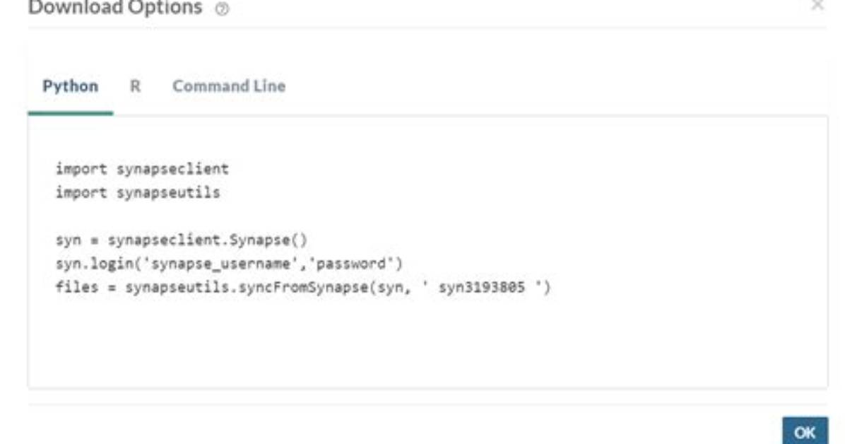 Programmatic Download on Synapse by Python