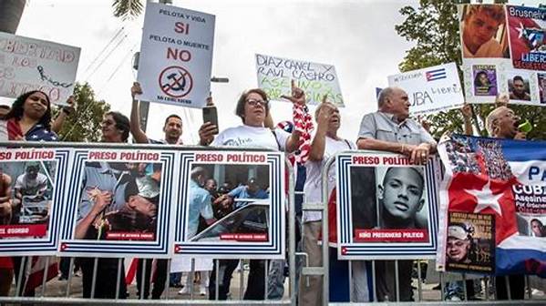 Protesters Gather in Miami Outside Cuba-Usa Wbc Semifinal