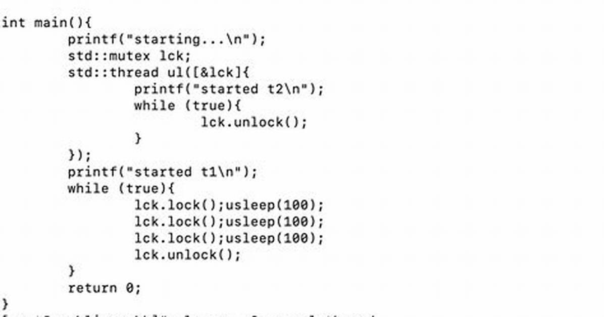 Pthread_Mutex_Lock_Full Assertion Failed Error