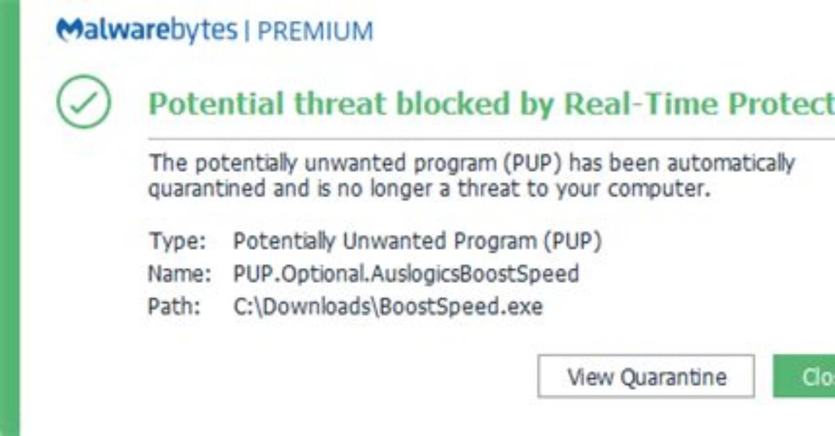 Pup. Optional. Auslogicsboostspeed