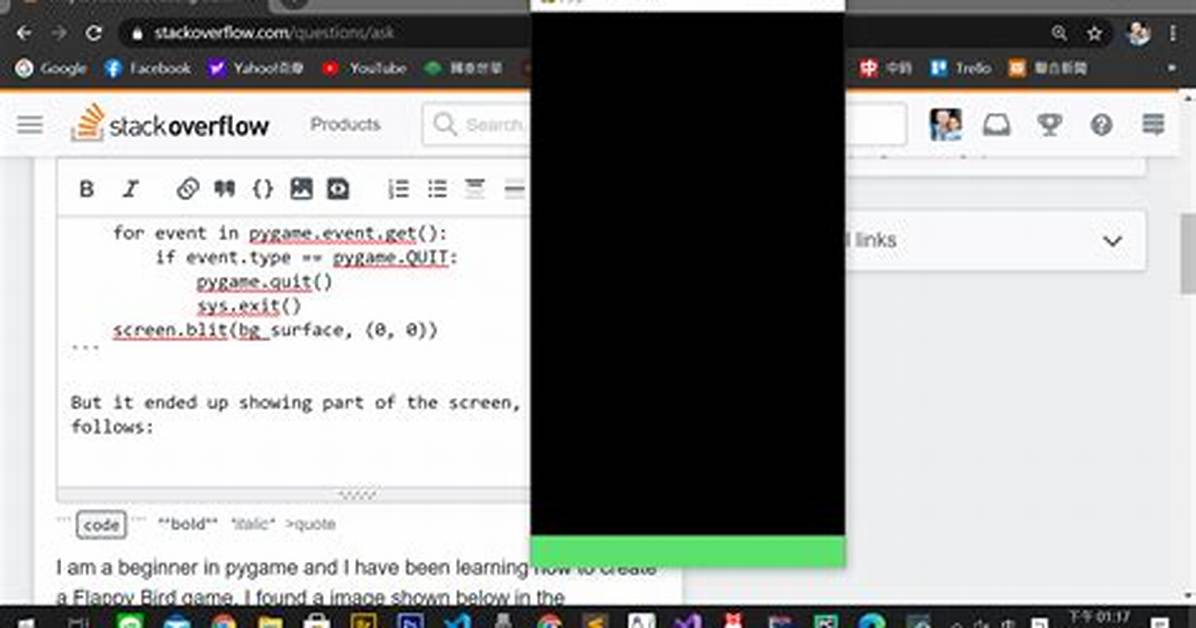 Pygame Screen. Blit Not Working