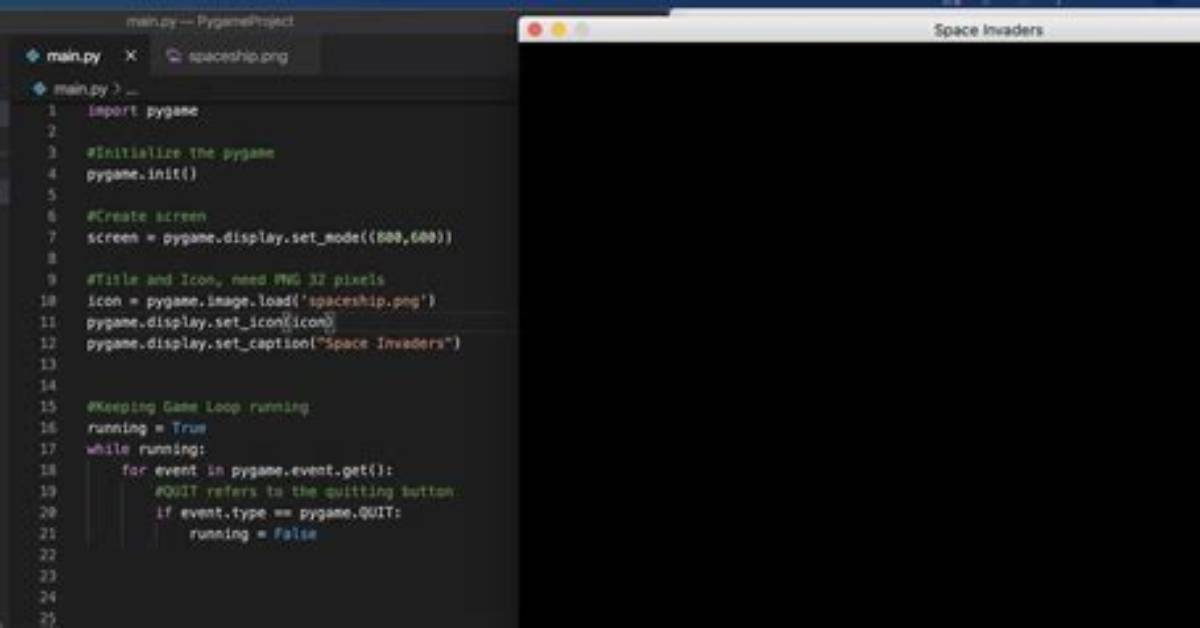 Pygame Window Not Showing Up