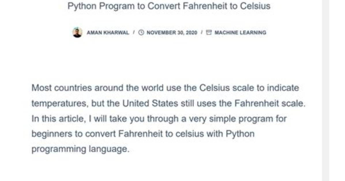 Python 3.4 Celsius to Fahrenheit