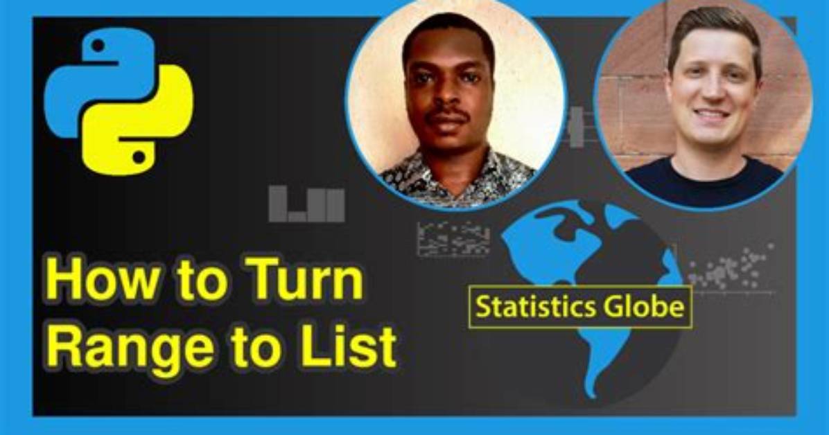 Python 3 Turn Range to a List