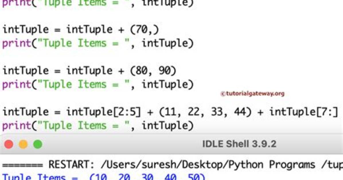 Python Add Item to the Tuple