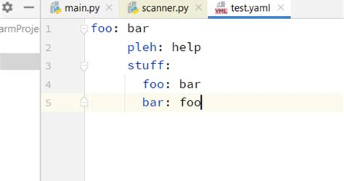 Python and Pyaml - Yaml. Scanner. Scannererror: Mapping Values Are Not Allowed Here