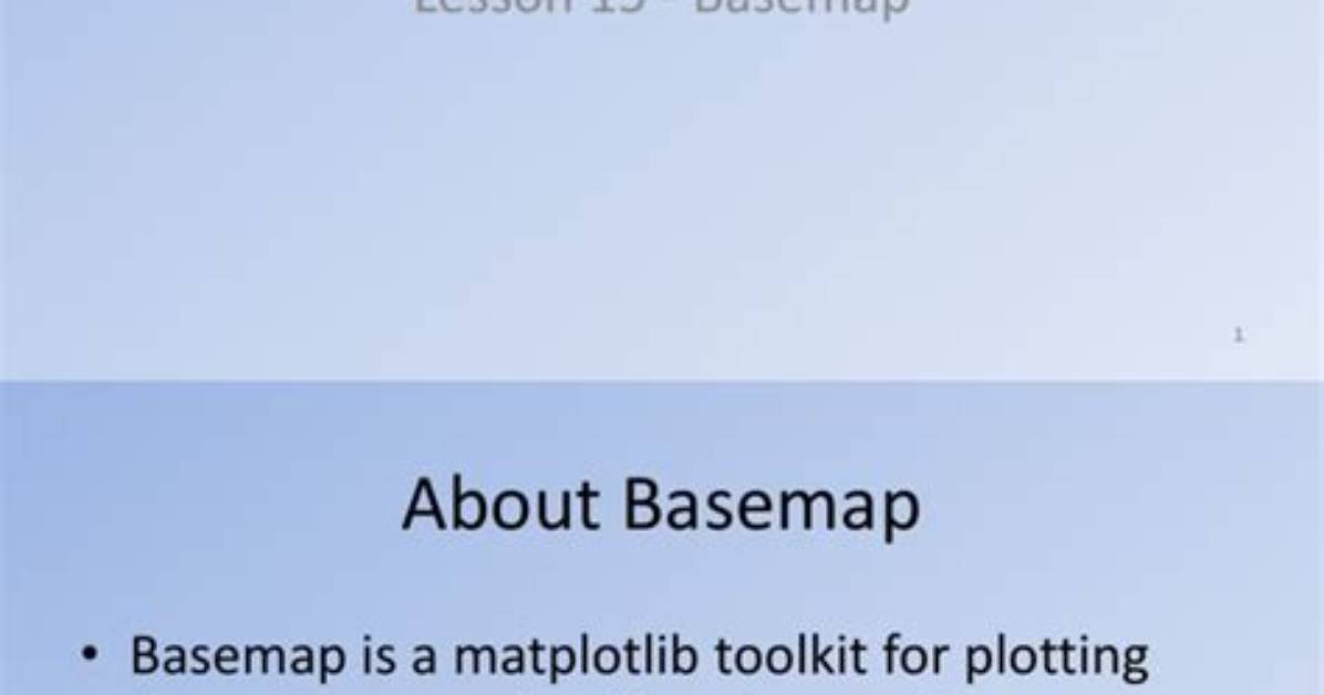 Python Basemap Module Impossible to Import