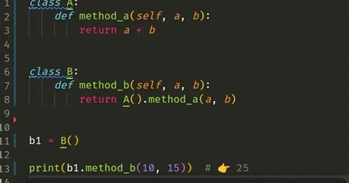 Python Calling Method in Class
