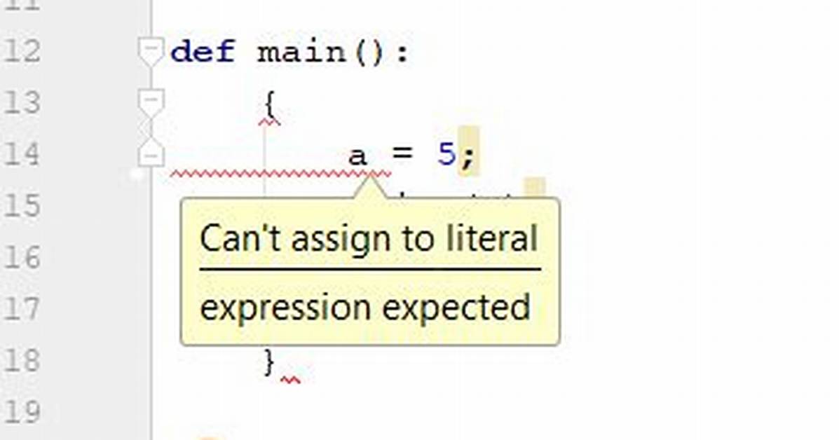 Python: Can't Assign to Literal