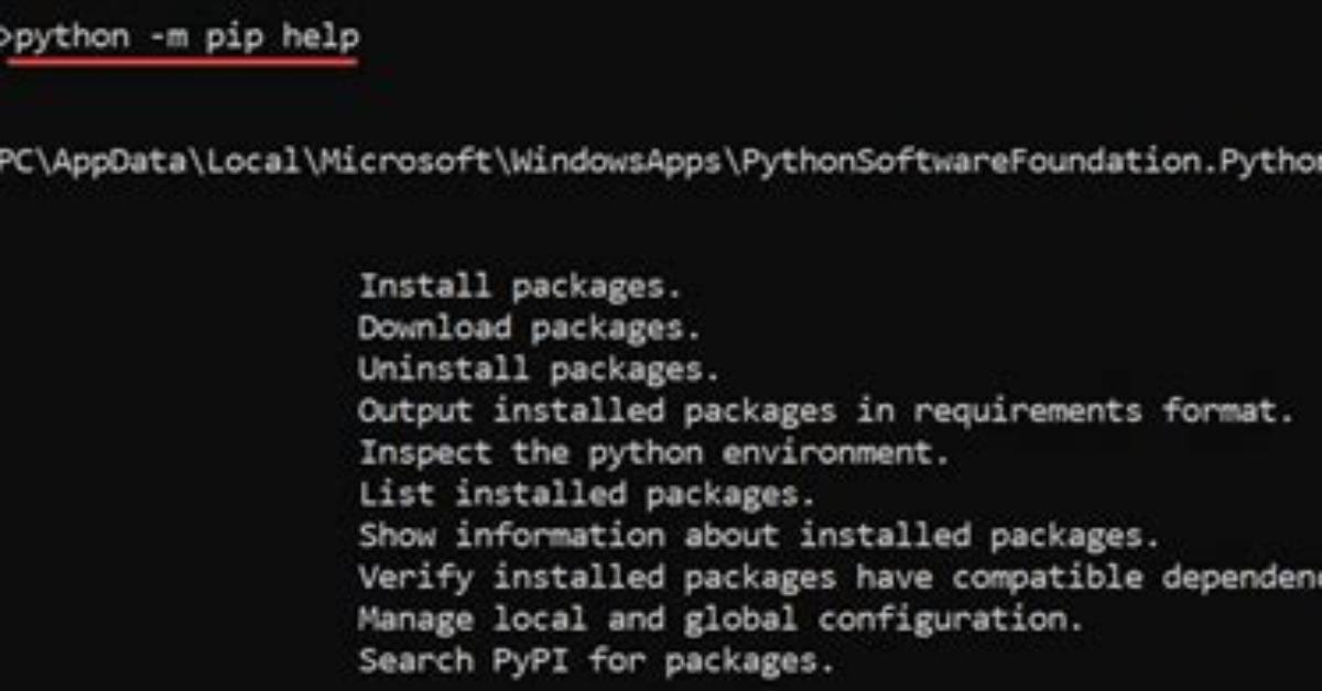 Python Command Not Working in Command Prompt