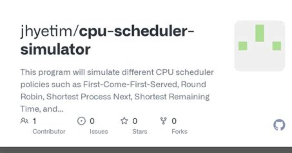 Python Cpu Scheduler Simulator