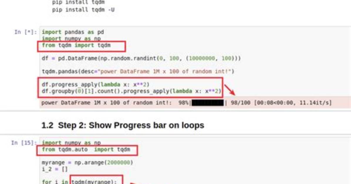 Python Enumerate() Tqdm Progress-Bar When Reading a File?
