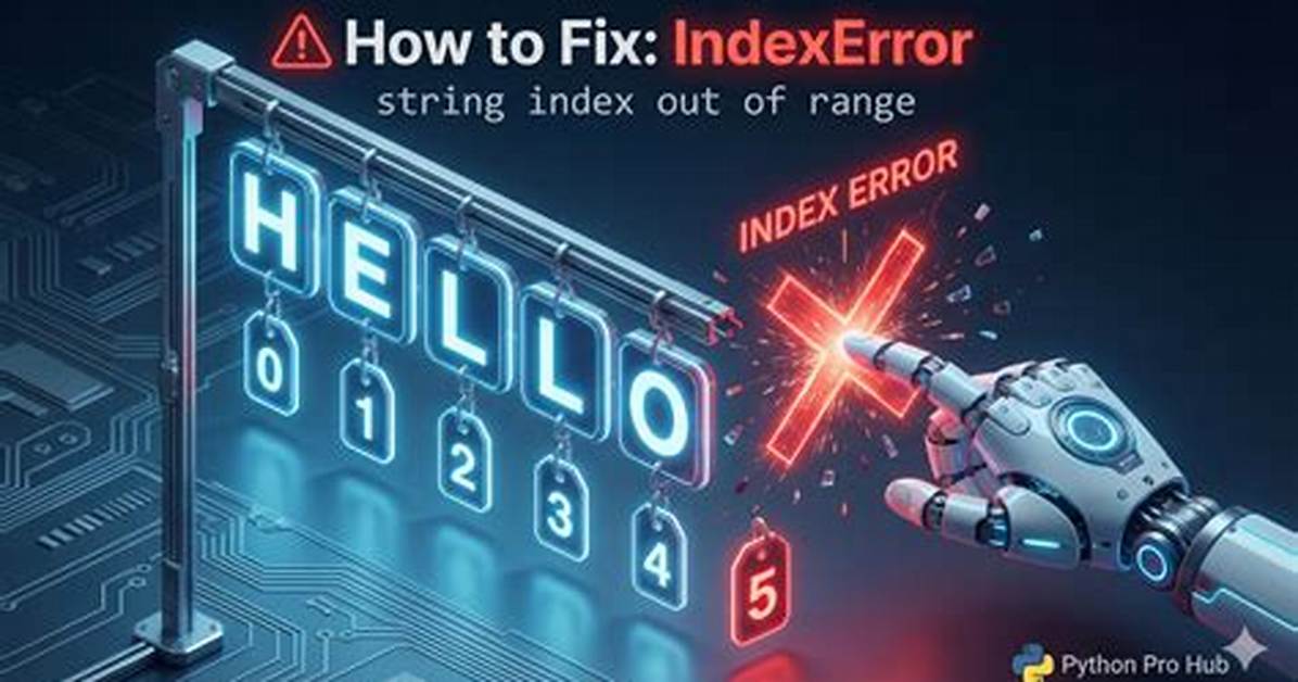 Python Error: "Indexerror: String Index out of Range"